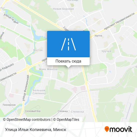 Карта Улица Ильи Копиевича