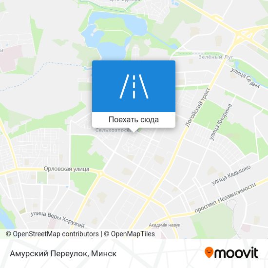 Карта Амурский Переулок