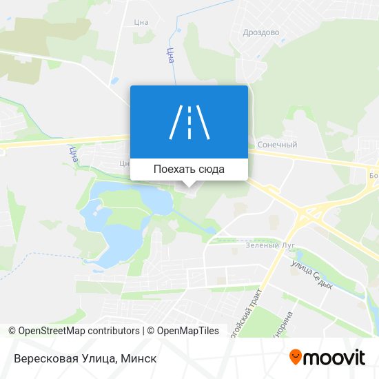 Карта Вересковая Улица