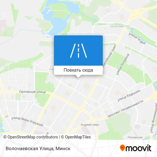 Карта Волочаевская Улица