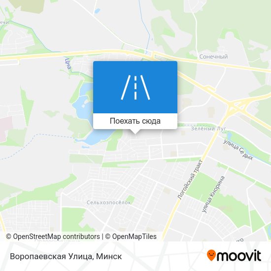 Карта Воропаевская Улица