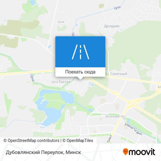 Карта Дубовлянский Переулок