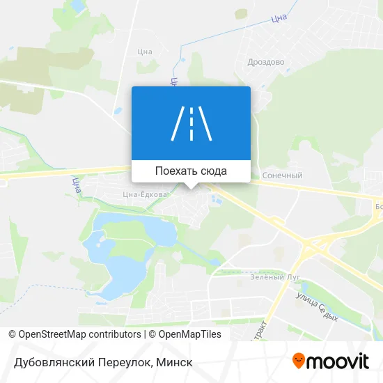 Карта Дубовлянский Переулок