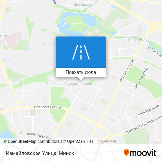 Карта Измайловская Улица