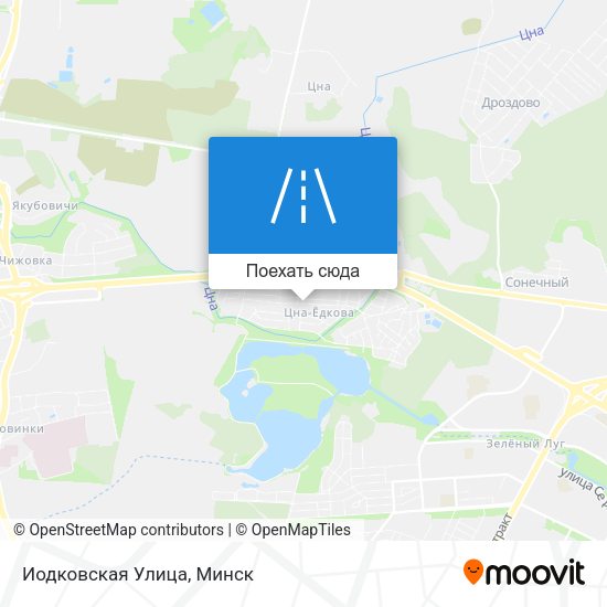 Карта Иодковская Улица
