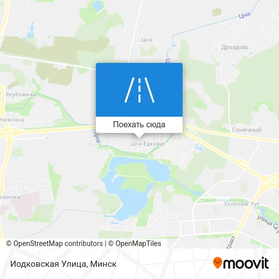 Карта Иодковская Улица