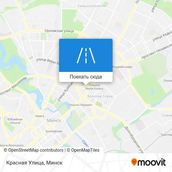 Карта Красная Улица