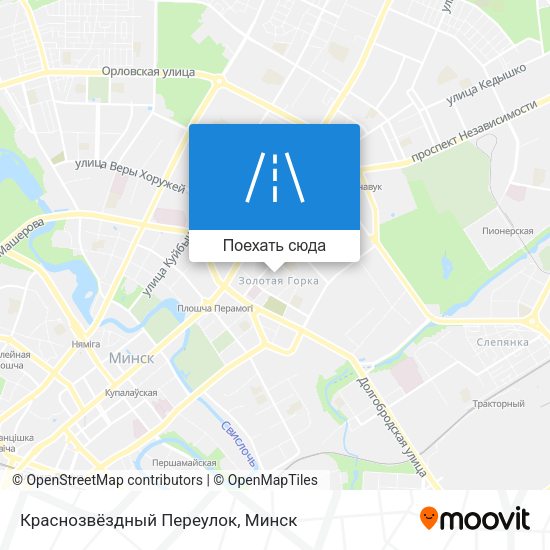 Карта Краснозвёздный Переулок