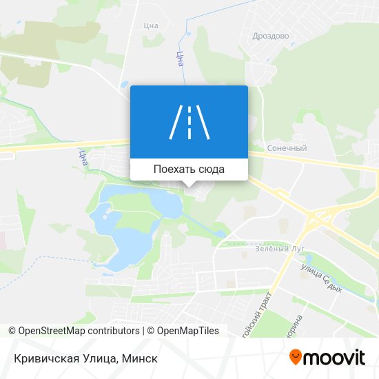Карта Кривичская Улица