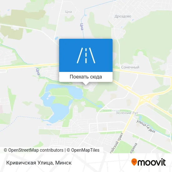 Карта Кривичская Улица