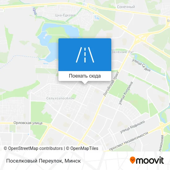 Карта Поселковый Переулок