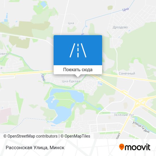 Карта Рассонская Улица