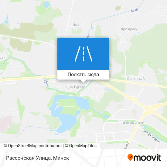 Карта Рассонская Улица