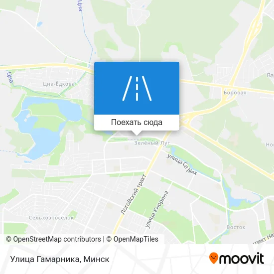 Карта Улица Гамарника