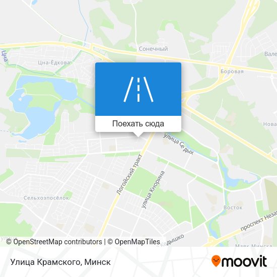 Карта Улица Крамского