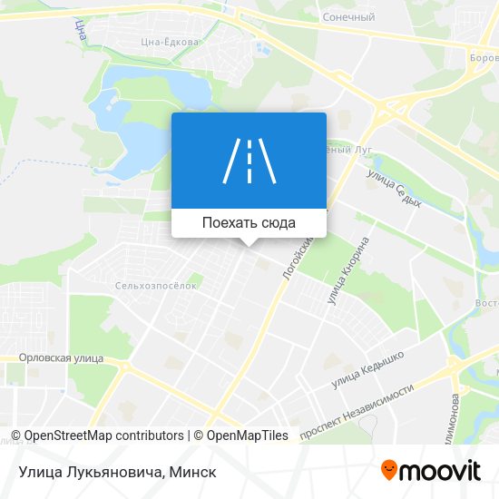 Карта Улица Лукьяновича