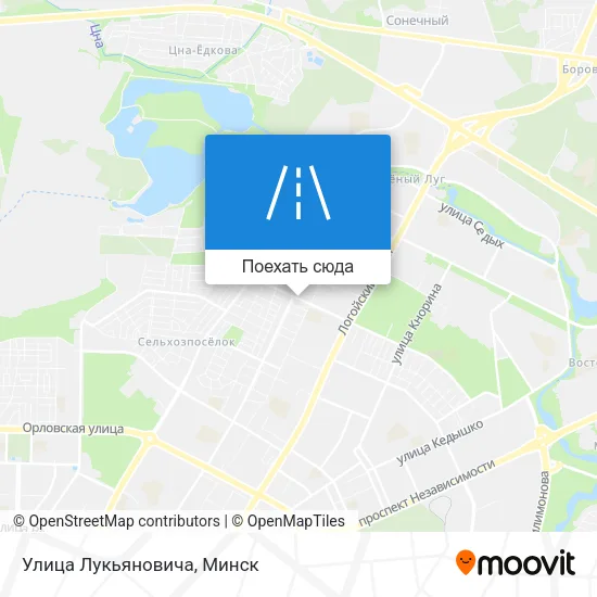 Карта Улица Лукьяновича