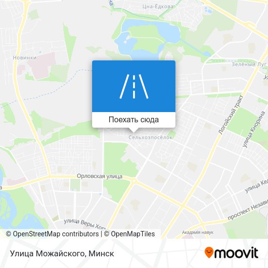 Карта Улица Можайского
