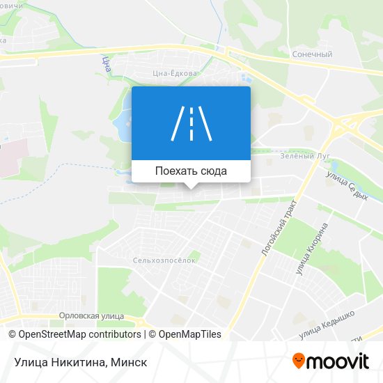 Карта Улица Никитина