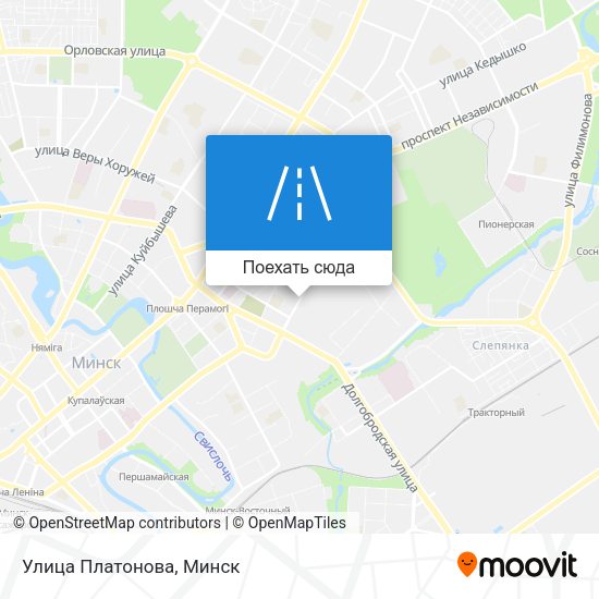 Карта Улица Платонова