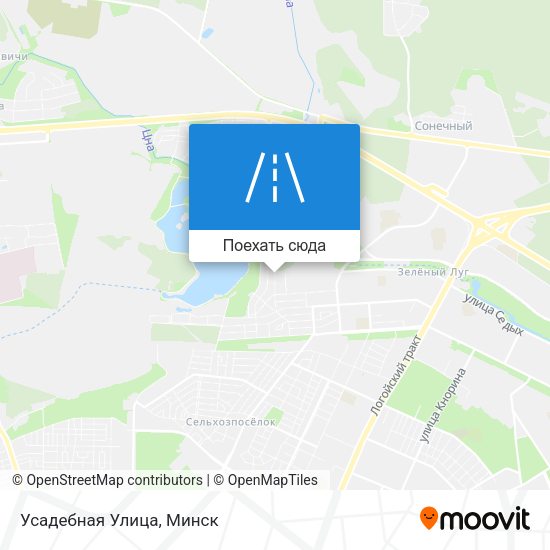 Карта Усадебная Улица