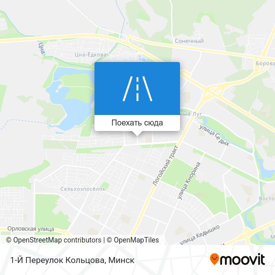 Карта 1-Й Переулок Кольцова