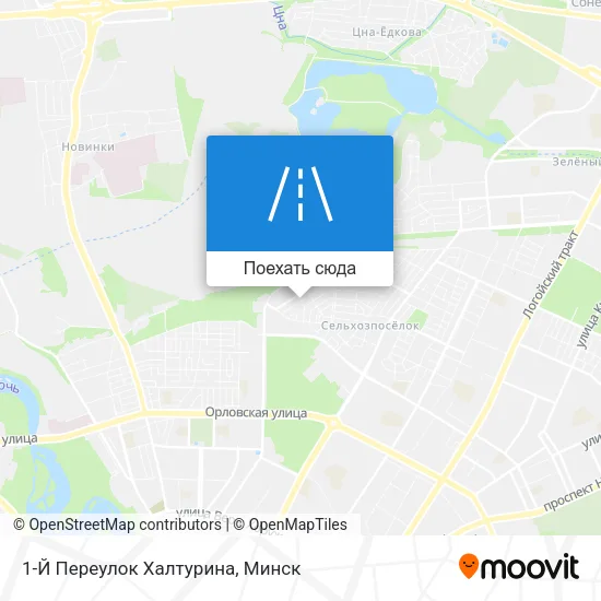 Карта 1-Й Переулок Халтурина