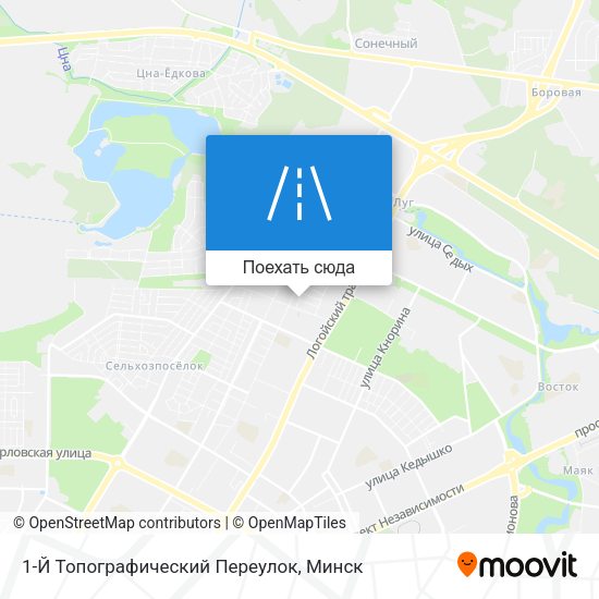 Карта 1-Й Топографический Переулок