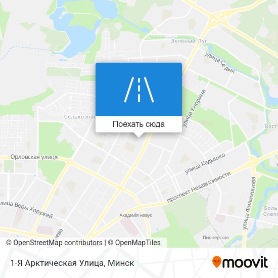 Карта 1-Я Арктическая Улица