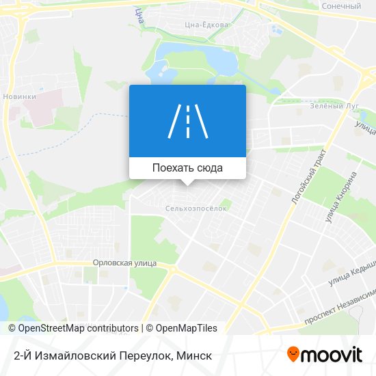Карта 2-Й Измайловский Переулок