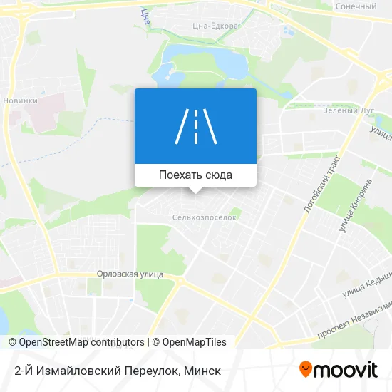 Карта 2-Й Измайловский Переулок