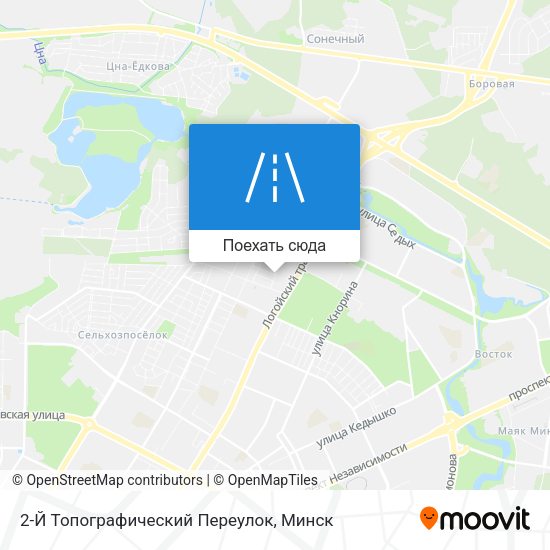 Карта 2-Й Топографический Переулок