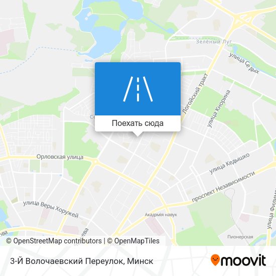 Карта 3-Й Волочаевский Переулок