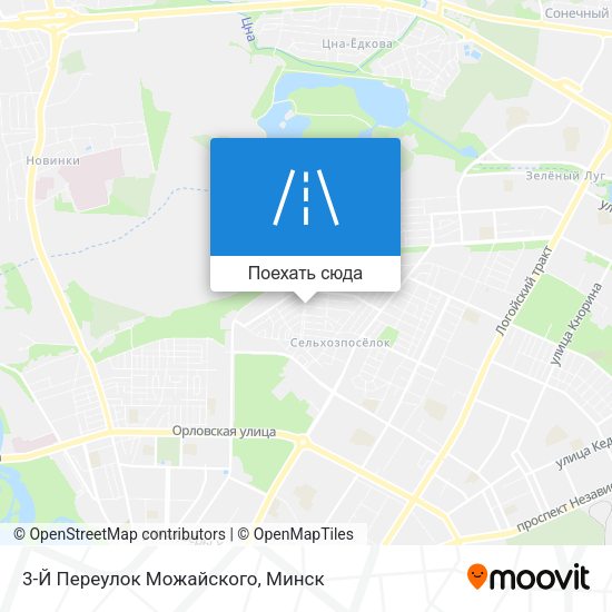 Карта 3-Й Переулок Можайского