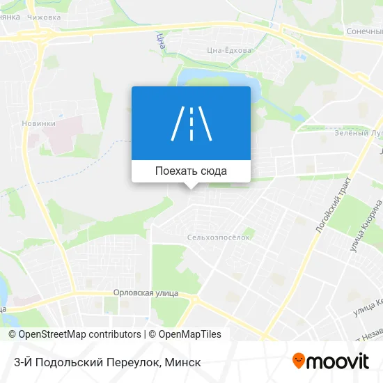 Карта 3-Й Подольский Переулок