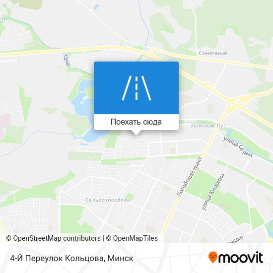 Карта 4-Й Переулок Кольцова