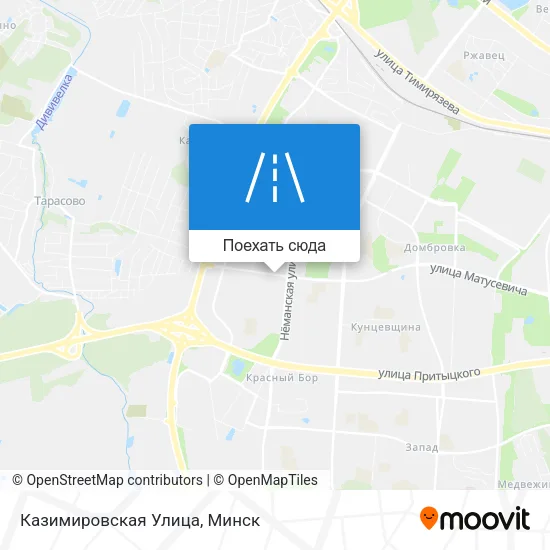 Карта Казимировская Улица