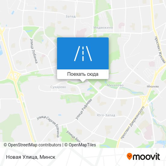Карта Новая Улица