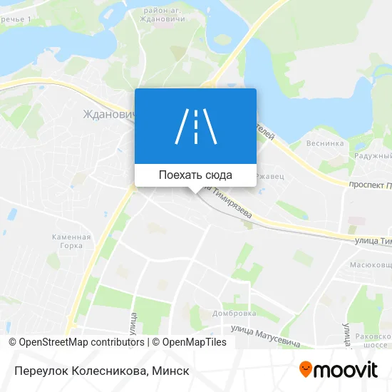 Карта Переулок Колесникова