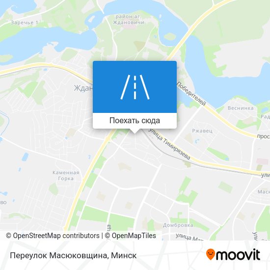 Карта Переулок Масюковщина