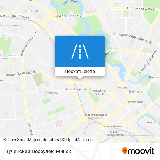 Карта Тучинский Переулок