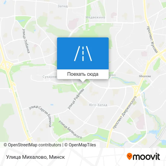 Карта Улица Михалово