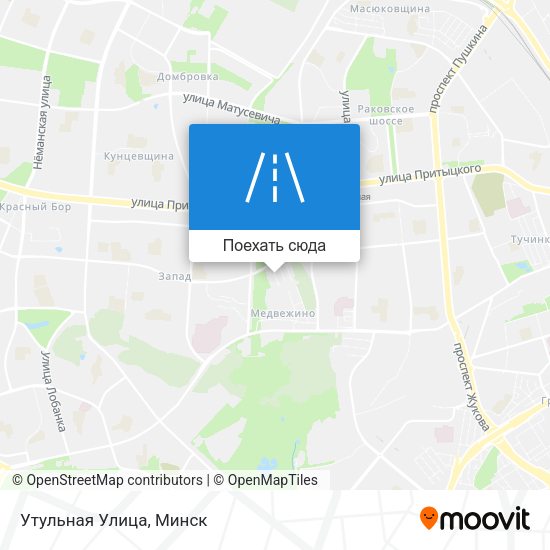 Карта Утульная Улица