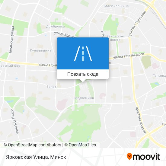 Карта Ярковская Улица