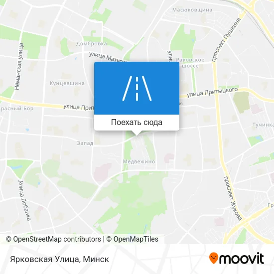 Карта Ярковская Улица
