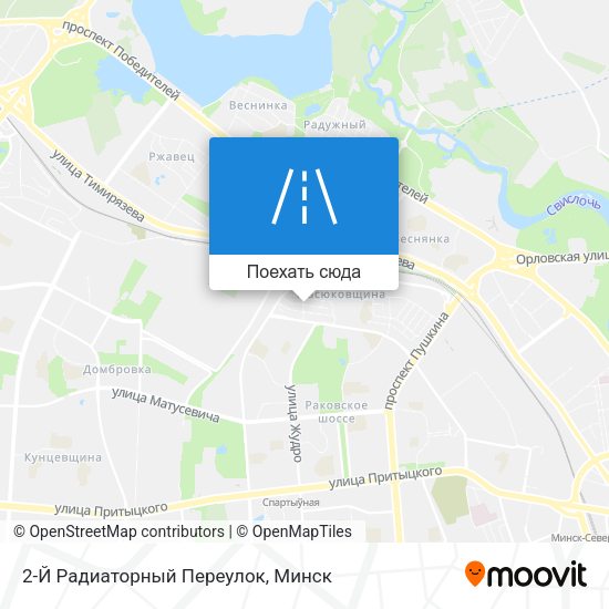 Карта 2-Й Радиаторный Переулок