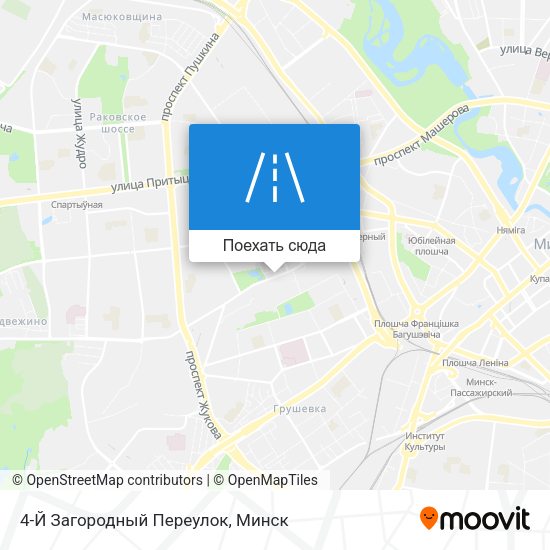 Карта 4-Й Загородный Переулок