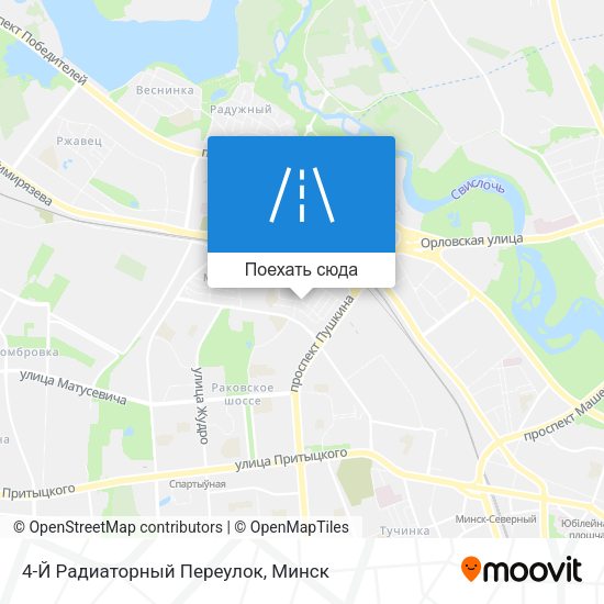 Карта 4-Й Радиаторный Переулок