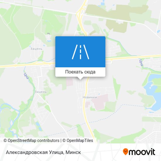 Карта Александровская Улица