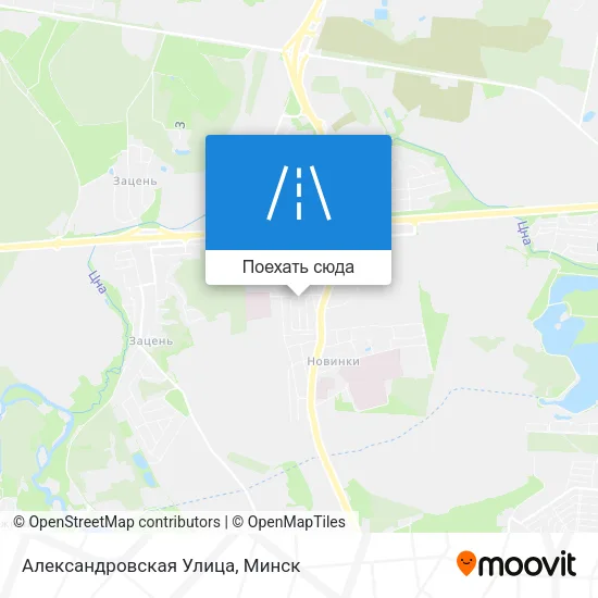 Карта Александровская Улица